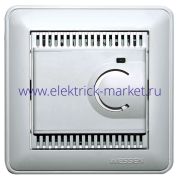 Wessen 59 Шампань Регулятор теплого пола с датчиком +5 до +50°C 10 А в сборе с рамкой