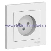 System Electric AtlasDesign Бел Розетка б/з, 16А, в сборе ATN000140