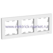 Systeme Electric AtlasDesign Бел Рамка 3-ая, универсальная ATN000103