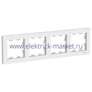 Systeme Electric AtlasDesign Бел Рамка 4-ая, универсальная ATN000104