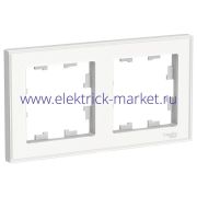 Systeme Electric AtlasDesign Art Бел Рамка 2-ая ATN200102