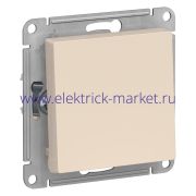 Systeme Electric AtlasDesign Беж Выключатель 1-клавишный сх.1, 10АХ, механизм ATN000211