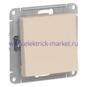 Systeme Electric AtlasDesign Беж Переключатель 1-клавишный, сх.6, 10АХ, механизм ATN000261