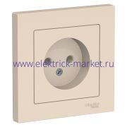 System Electric AtlasDesign Беж Розетка б/з, 16А, в сборе ATN000240