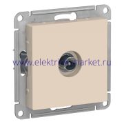 Systeme Electric AtlasDesign Беж Розетка TV оконечная 1DB, механизм ATN000291