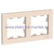Systeme Electric AtlasDesign Беж Рамка 2-ая, универсальная ATN000202