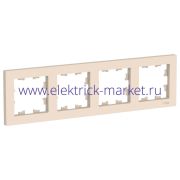 Systeme Electric AtlasDesign Беж Рамка 4-ая, универсальная ATN000204