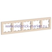 Systeme Electric AtlasDesign Беж Рамка 5-ая, универсальная ATN000205