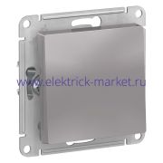 Systeme Electric AtlasDesign Алюминий Выключатель 1-клавишный сх.1, 10АХ, механизм ATN000311