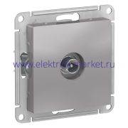 Systeme Electric AtlasDesign Алюминий Розетка TV оконечная 1DB, механизм ATN000391