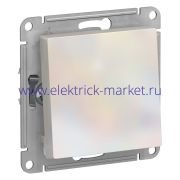 Systeme Electric AtlasDesign Жемчуг Переключатель 1-клавишный, сх.6, 10АХ, механизм ATN000461