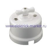 BIRONI Лизетта Керамика Белый Выключатель 2-кл B1-202-01