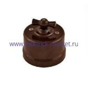 BIRONI Лизетта Керамика Коричневый Выключатель 2-кл B1-202-02