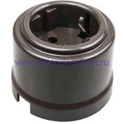 BIRONI Лизетта Пластик Коричневый Розетка с/з B1-101-22