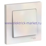 Systeme Electric AtlasDesign Жемчуг Выключатель 1-клавишный сх.1, 10АХ, в сборе ATN000412