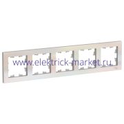 Systeme Electric AtlasDesign Жемчуг Рамка 5-ая, универсальная ATN000405