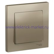 Systeme Electric AtlasDesign Шампань Выключатель 1-клавишный сх.1, 10АХ, в сборе ATN000512