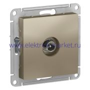 Systeme Electric AtlasDesign Шампань Розетка TV оконечная 1DB, механизм ATN000591