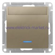 Systeme Electric AtlasDesign Шампань Переключатель карточный с задержкой времени, механизм ATN000567