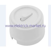 BIRONI Лизетта Пластик Белый Выключатель перекрестный 1-кл (клавишный) B1-223-21