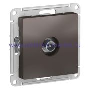 Systeme Electric AtlasDesign Мокко Розетка антенная одиночная TV коннектор, механизм ATN000693