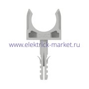 DKC Держатель с защелкой и дюбелем, д.20мм 51320