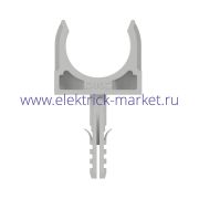 DKC Держатель с защелкой и дюбелем, д.25мм 51325