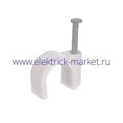 Скоба 35мм круглая пластиковая (100шт) TDM SQ0514-0011