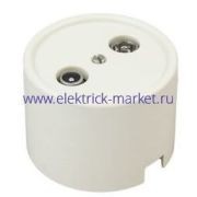 BIRONI Лизетта Пластик Cлоновая кость Розетка TV/FM B1-305-211