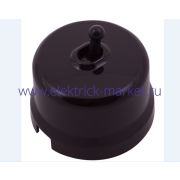 BIRONI Лизетта Пластик Коричневый Выключатель перекрестный 1-кл (тумблерный) B1-233-22