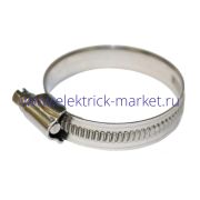 Хомут 145-160 червячный из нержавеющей стали 8 мм