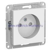 Systeme Electric AtlasDesign Лотос Розетка б/з со шторками, 16А, механизм ATN001349