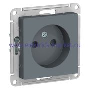 Systeme Electric AtlasDesign Грифель Розетка б/з со шторками, 16А, механизм ATN000749