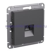 Systeme Electric AtlasDesign Базальт Розетка компьютерная RJ45, кат. 5Е, механизм ATN001483
