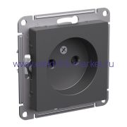 Systeme Electric AtlasDesign Базальт Розетка б/з со шторками, 16А, механизм ATN001449