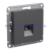 Systeme Electric AtlasDesign Базальт Розетка телефонная RJ11, механизм ATN001481