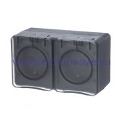 Systeme Electric AtlasDesign Profi54 Наруж Антрацит Розетка 2-ая с/з со шт., 16А 250B ATN544026