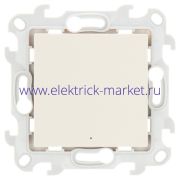 Simon 24 Слоновая кость Одноклавишный переключатель с подсветкой 2450204-031