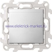 Simon 24 Алюминий Карточный выключатель с подсветкой 6А 230В~ 2410526-033