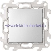 Simon 24 Алюминий Переключатель (проходной) 10AX 250В~ 4 2450201-033
