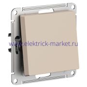 Systeme Electric AtlasDesign Песочный Переключатель перекрестный 1-клавишный, сх.7, 10АХ, механизм ATN001271