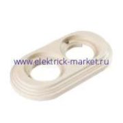 BIRONI Лизетта Пластик Слоновая кость Рамка 2-ая BF1-620-211