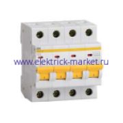 IEK KARAT Автоматический выключатель ВА47-29 3Р 63А 4,5кА х-ка D