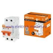 TDM Авт. выкл. ВА47-60 2Р 40А 6кА х-ка С