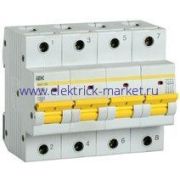 IEK KARAT Автоматический выключатель ВА47-150 4Р 100А 15кА характеристика D