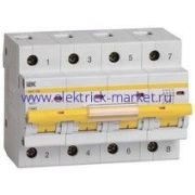 IEK KARAT Автоматический выключатель ВА47-100 4P 6А 10кА х-ка D