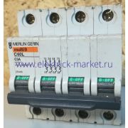MERLIN GERIN Multi 9 Выключатель автоматический четырехполюсный 3А С С60L 25кА