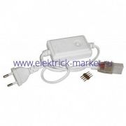 Сетевой шнур для RGB ленты 220В с контроллером с кнопкой (50)