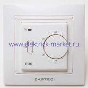 Терморегулятор EASTEC E-30 белый механический (Встраиваемый 3,5 кВт) E-30 white
