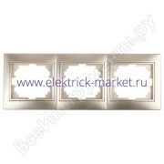 VIKO Рамка 3 пост вертикальная бронза 90675003